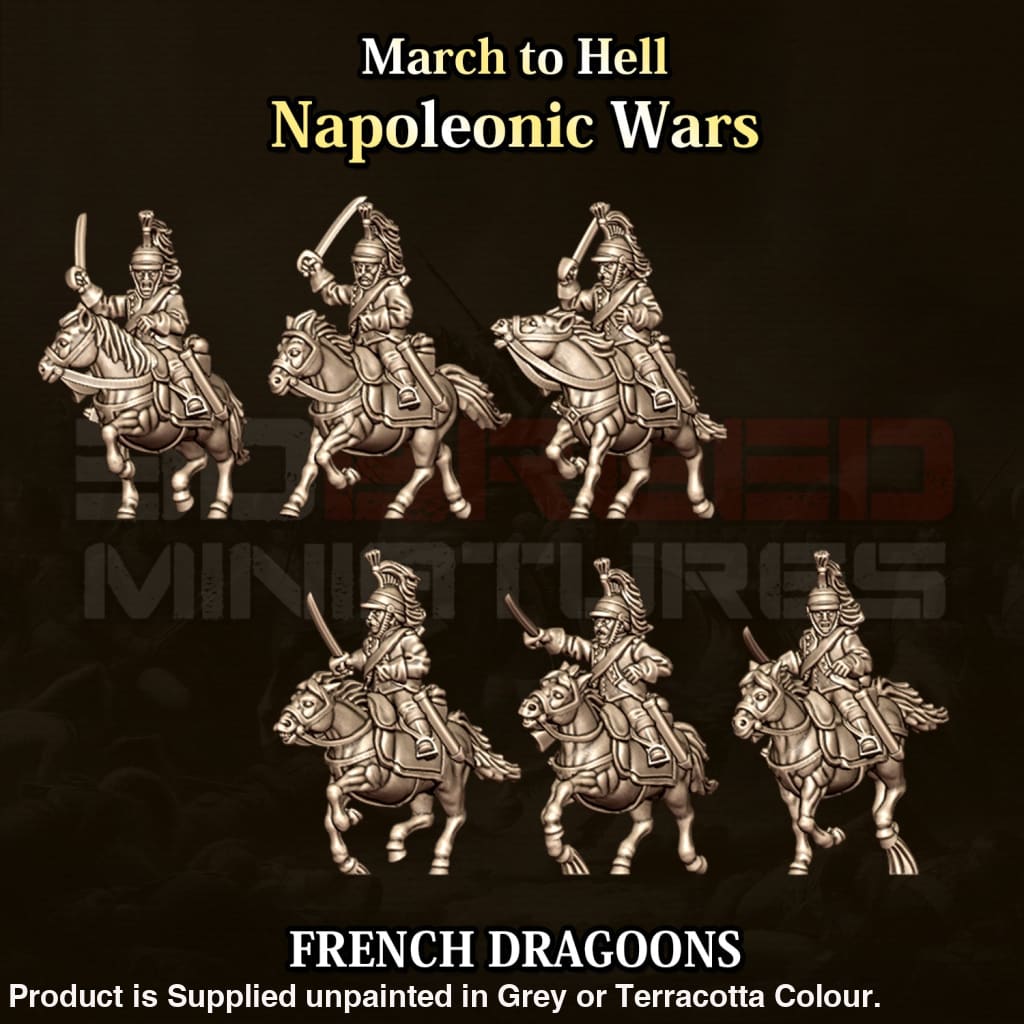 NWF Napoleonic French Cavalry Dragoons 15mm Figure