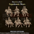 NWP Napoleonic Prussian Cavalry Hussar’s 15mm Figure