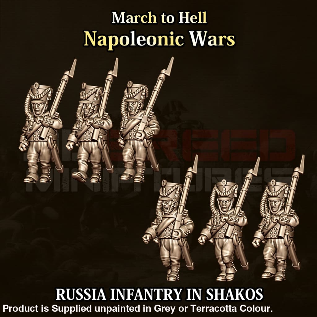 NWR Napoleonic Russian Infantry in Shako’s Figure