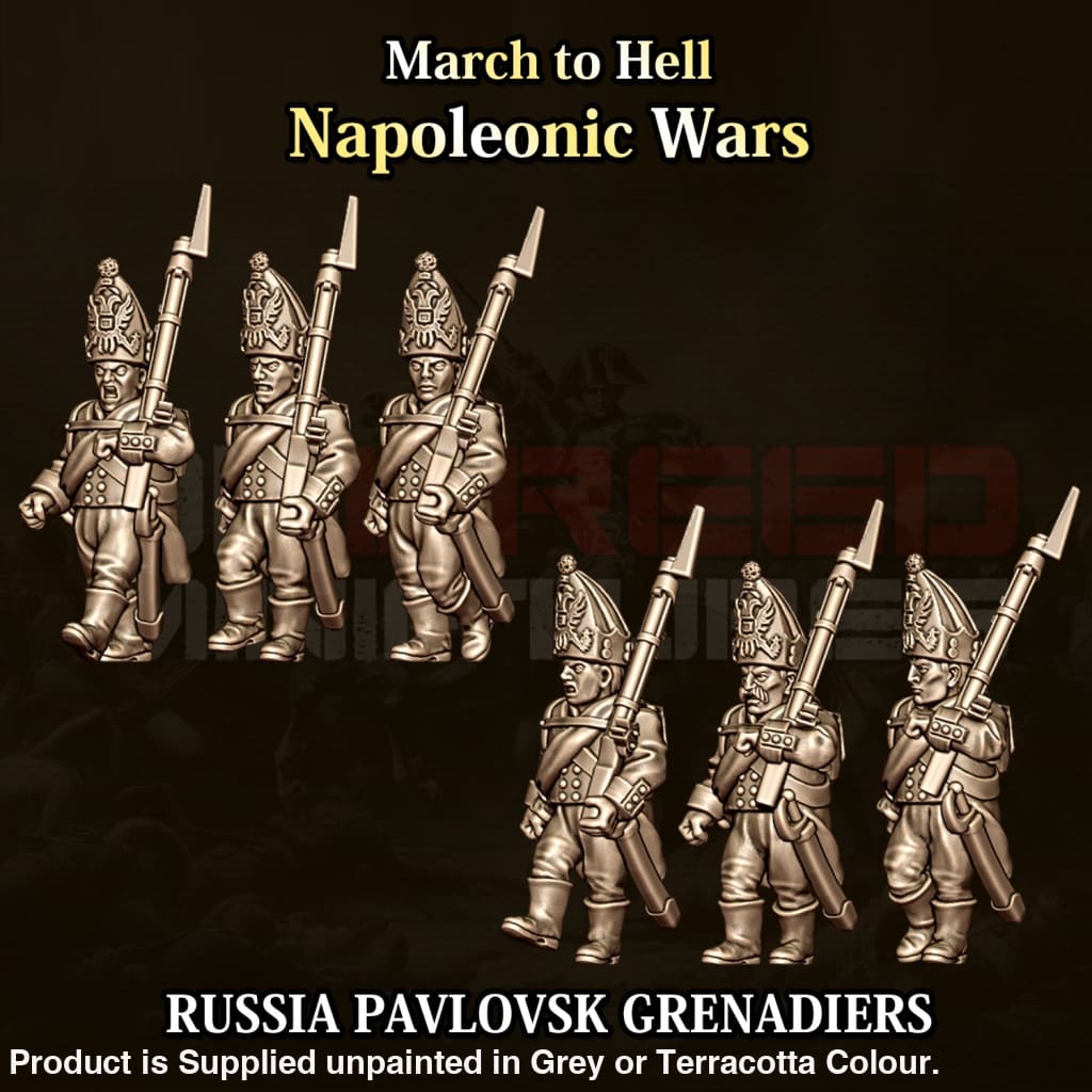 NWR Napoleonic Russian Pavlovsk Grenadiers Figure