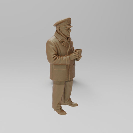 MM4399 Naval Officer with Tea WW2