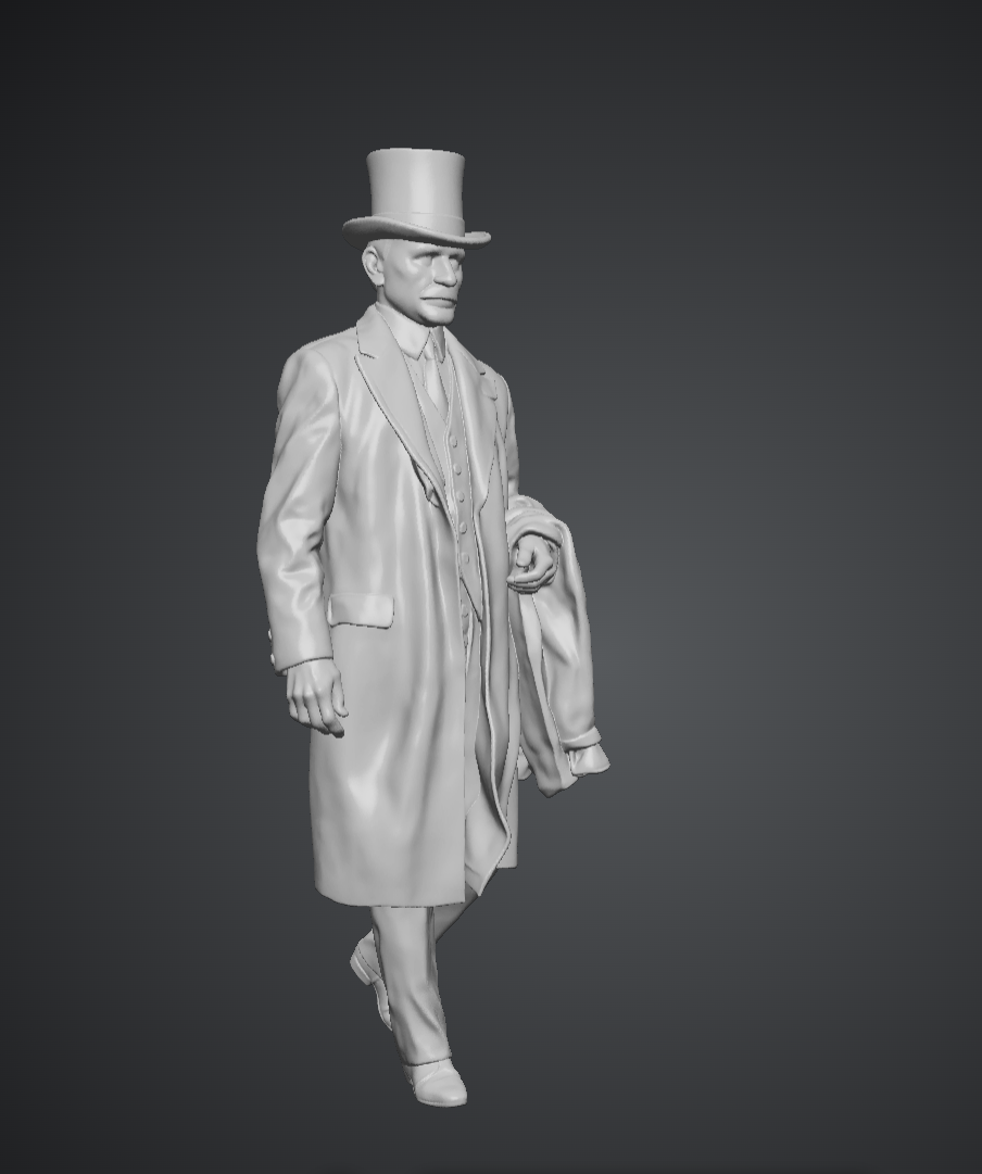 DG057 Gentleman in top hat
