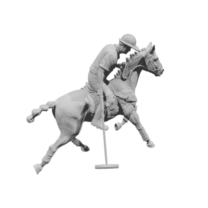 DG132 Horse polo player