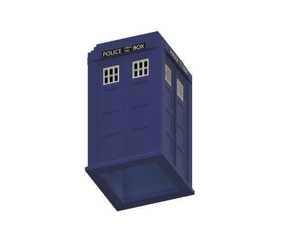 PJD079 Model Railway Police Box