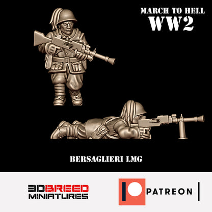 MTH101 WW2 Bersaglieri LMG