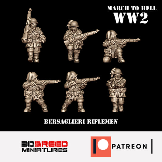 MTH102 WW2 Bersaglieri RIFLEMEN