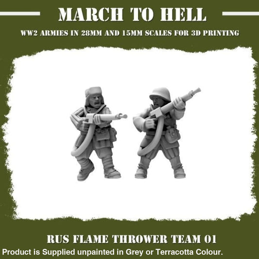 Red Army Flamethrower Figure