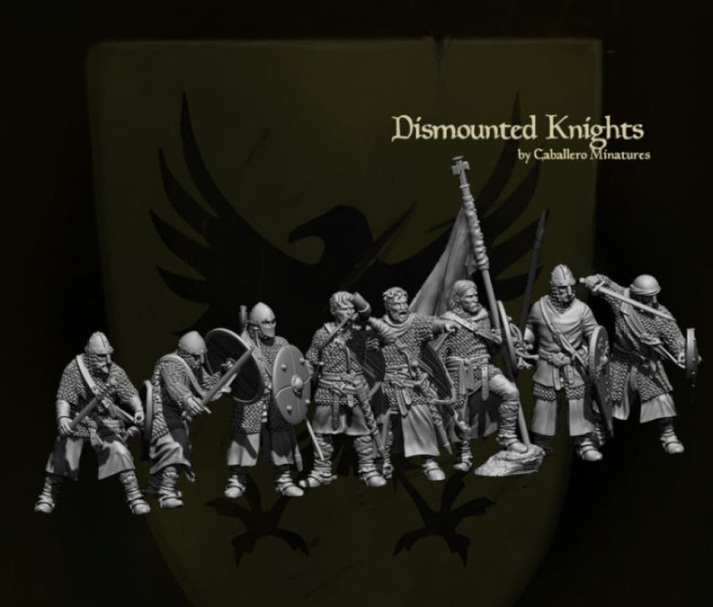 11Th Century Dismounted Spanish Knights Medieval