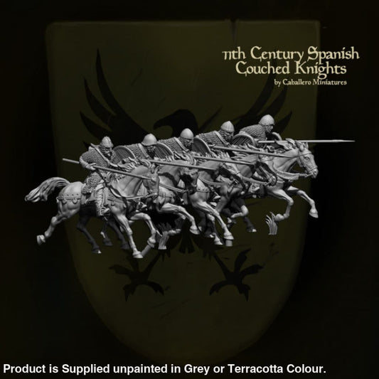 REM0008 11th Century Spanish Couched lances Medieval Figure