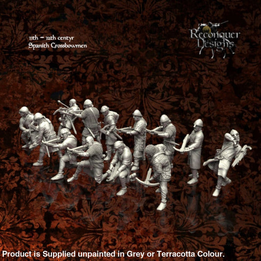 REM0009 11th Century Spanish Crossbowmen Medieval