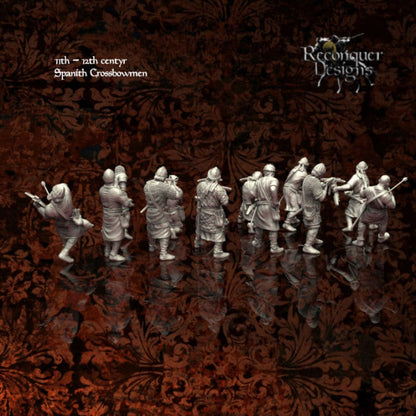 REM0009 11th Century Spanish Crossbowmen Medieval