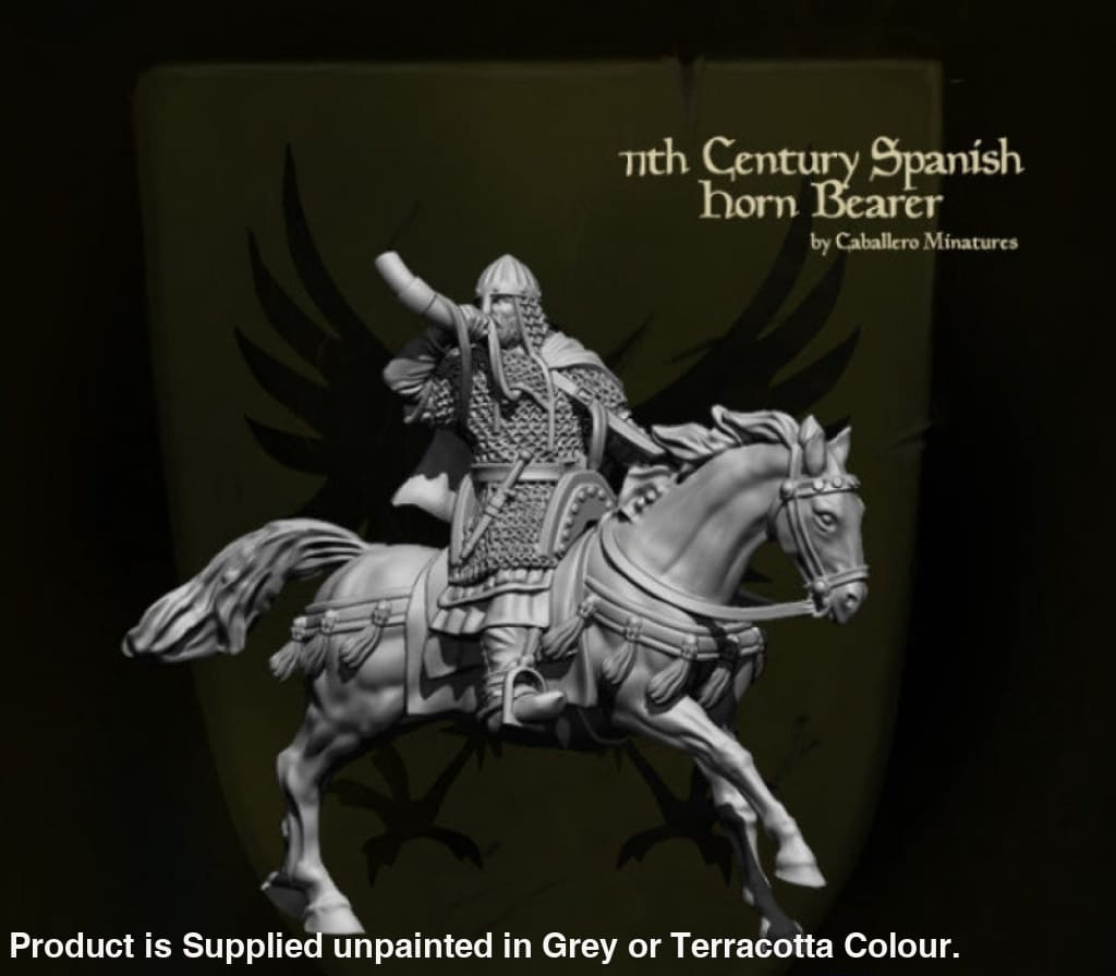 11Th Century Spanish Horn Bearermusician Medieval