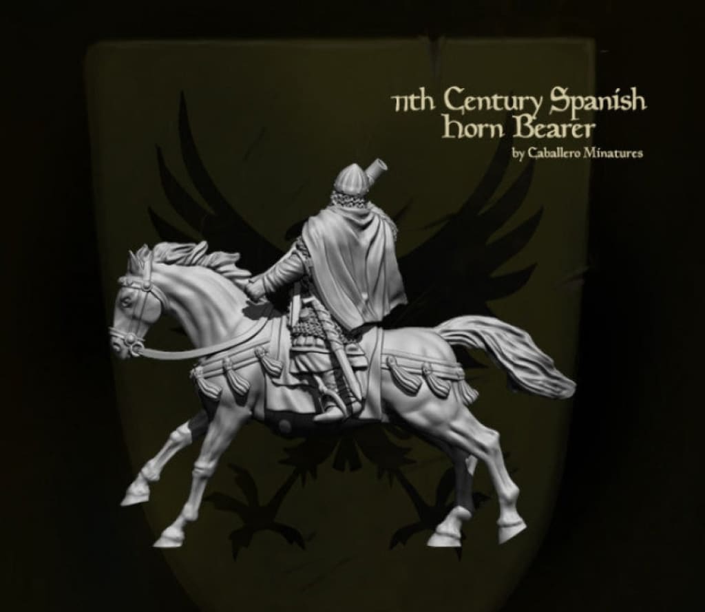 11Th Century Spanish Horn Bearermusician Medieval