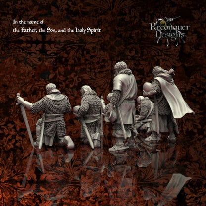 REM0012 Spanish Knights Praying Medieval Figure