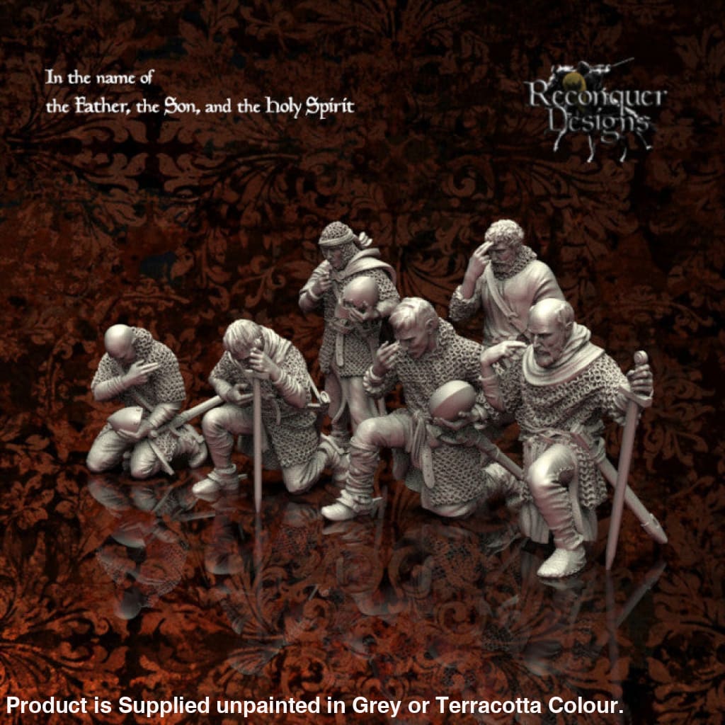 REM0012 Spanish Knights Praying Medieval Figure