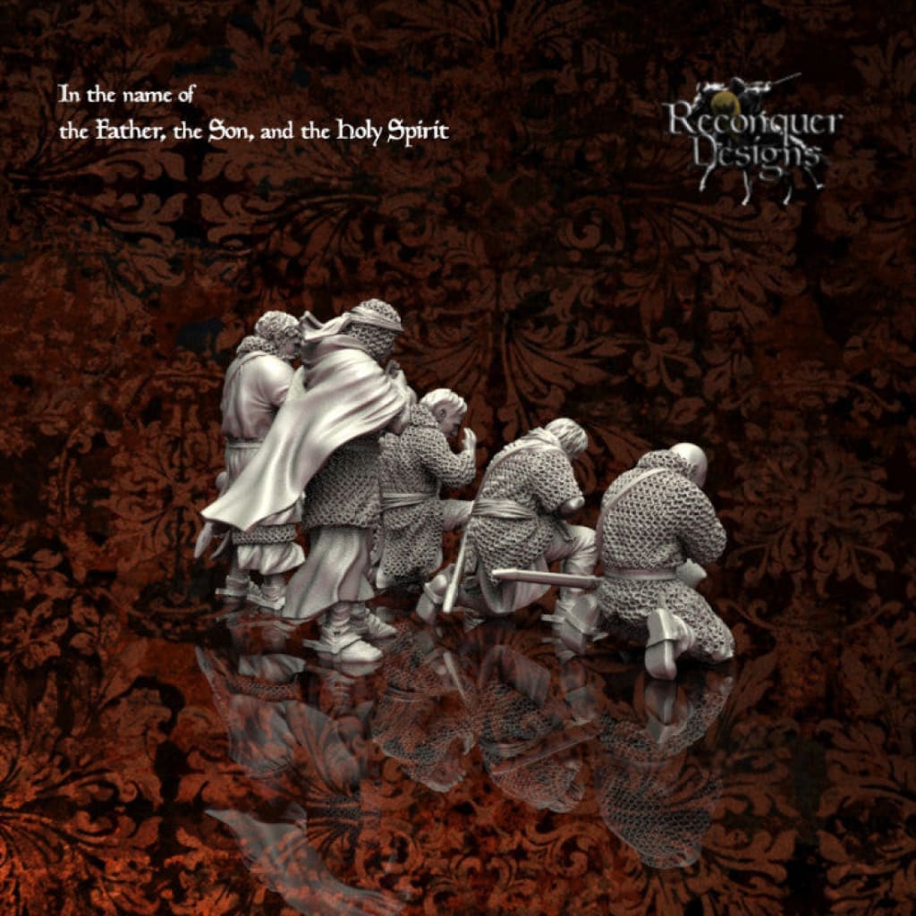 REM0012 Spanish Knights Praying Medieval Figure