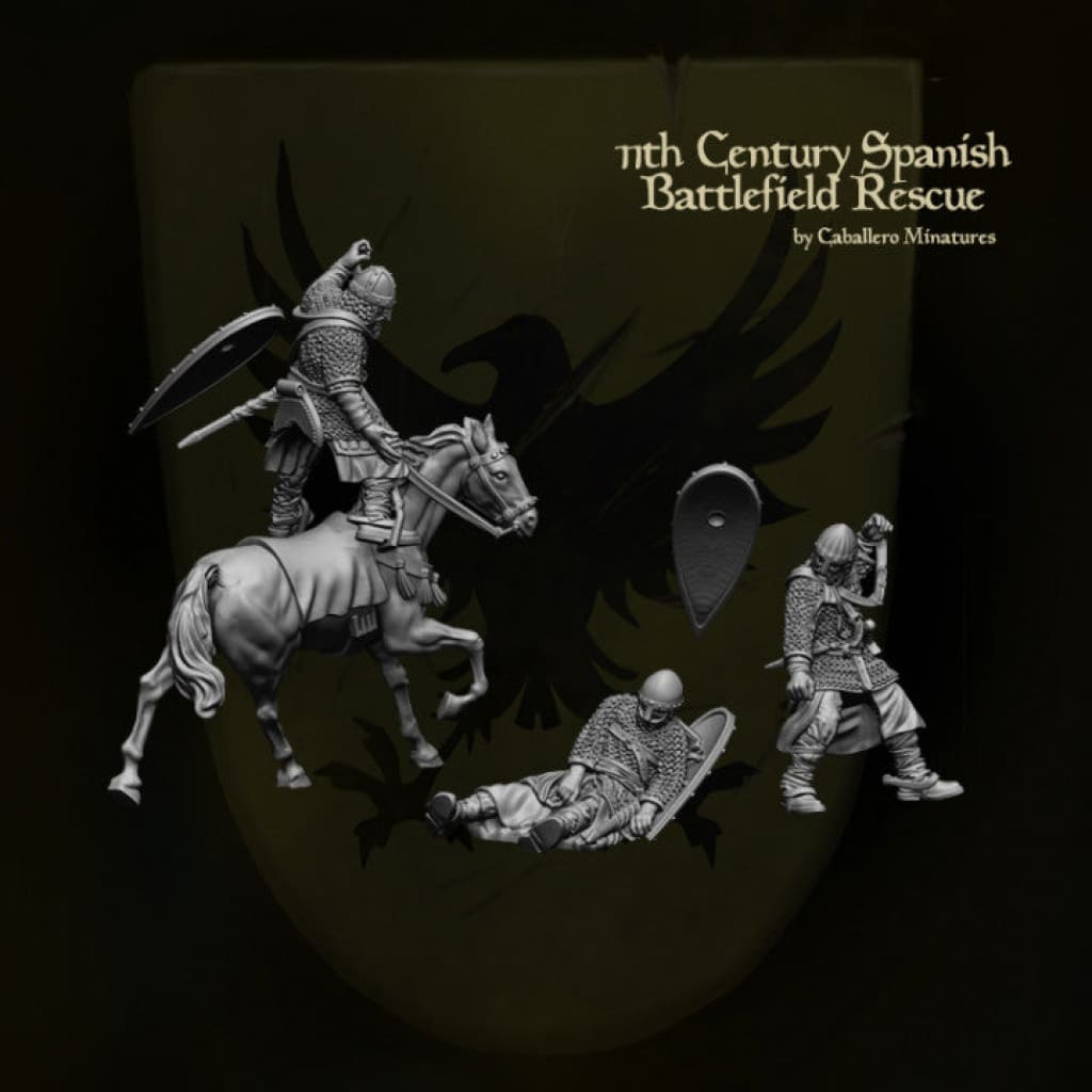 REM0013 11th Century Spanish Battlefield Rescue Medieval Figure