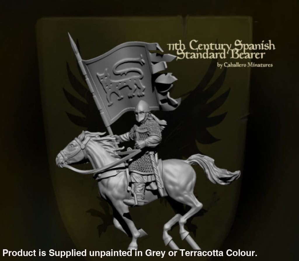 11Th Century Spanish Standard Bearer Medieval