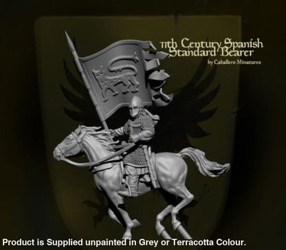 11Th Century Spanish Standard Bearer Medieval