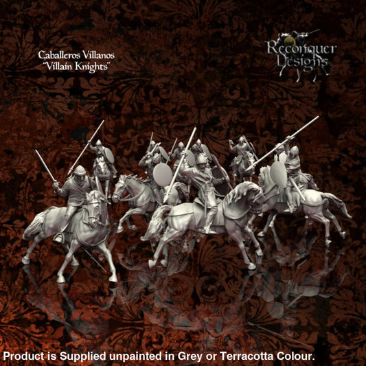 REM0041 Caballero Villanos (Villain/Commoner Knights) X 10 Medieval