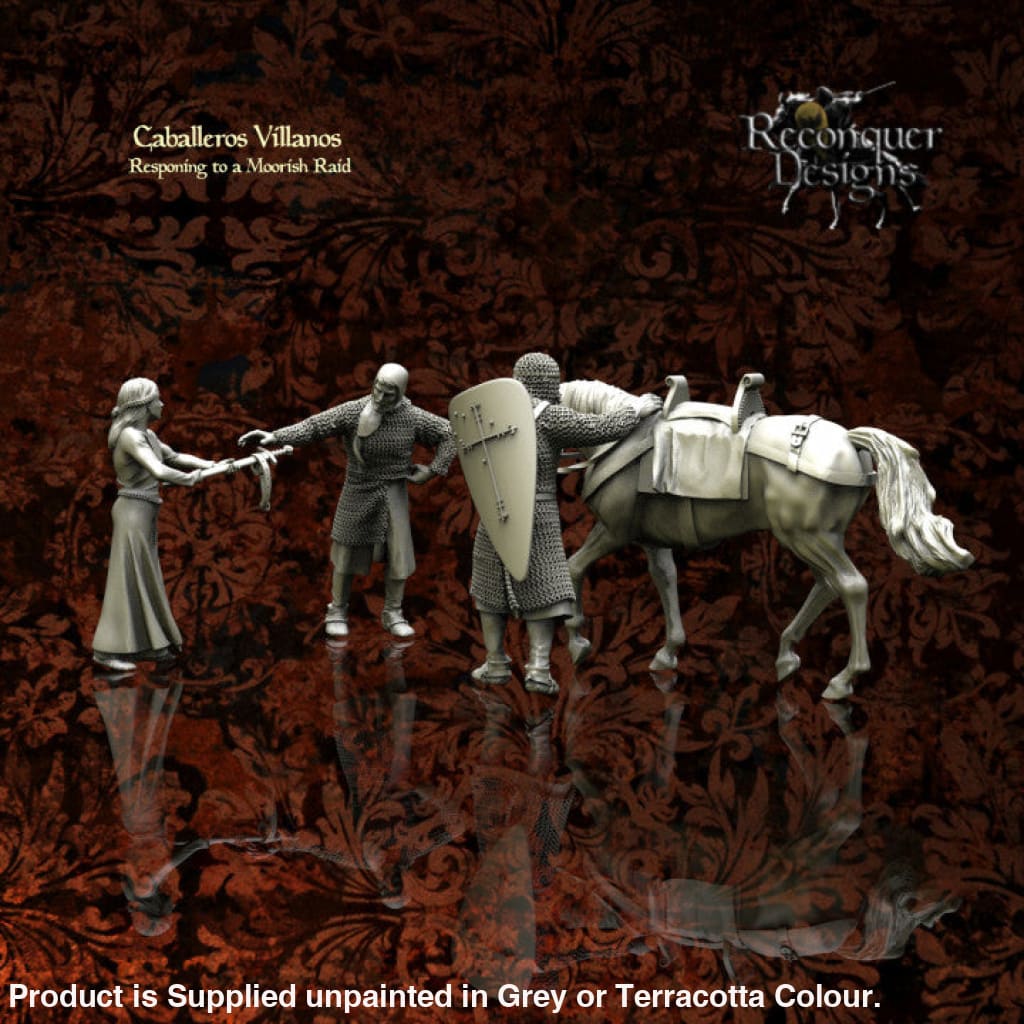 REM0042 Caballeros Villanos responding to a Moorish raid! 1:32 Medieval