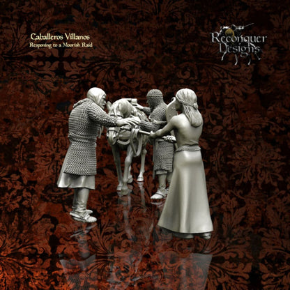 REM0042 Caballeros Villanos responding to a Moorish raid! 1:32 Medieval