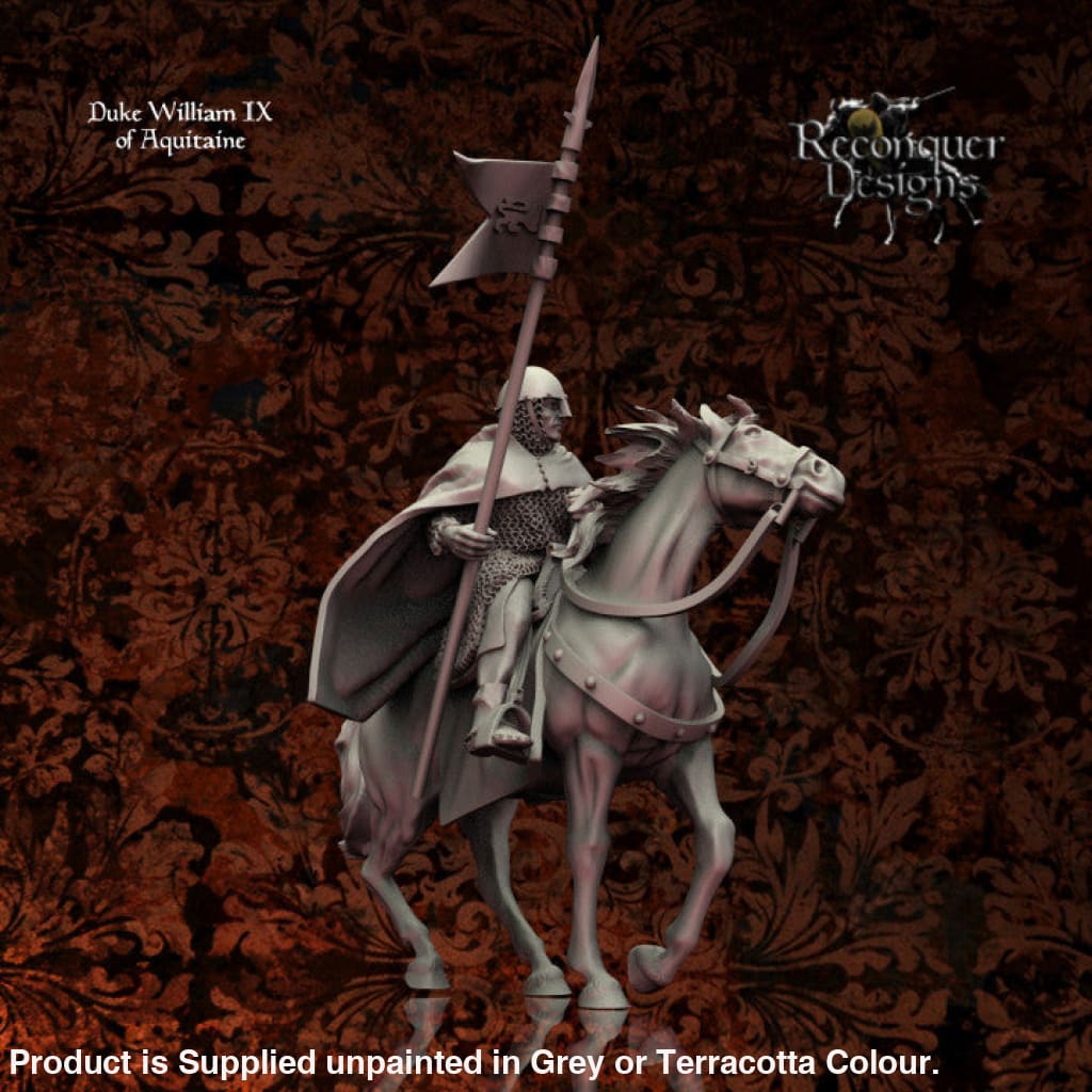 Duke William Ix Of Aquitaine Medieval