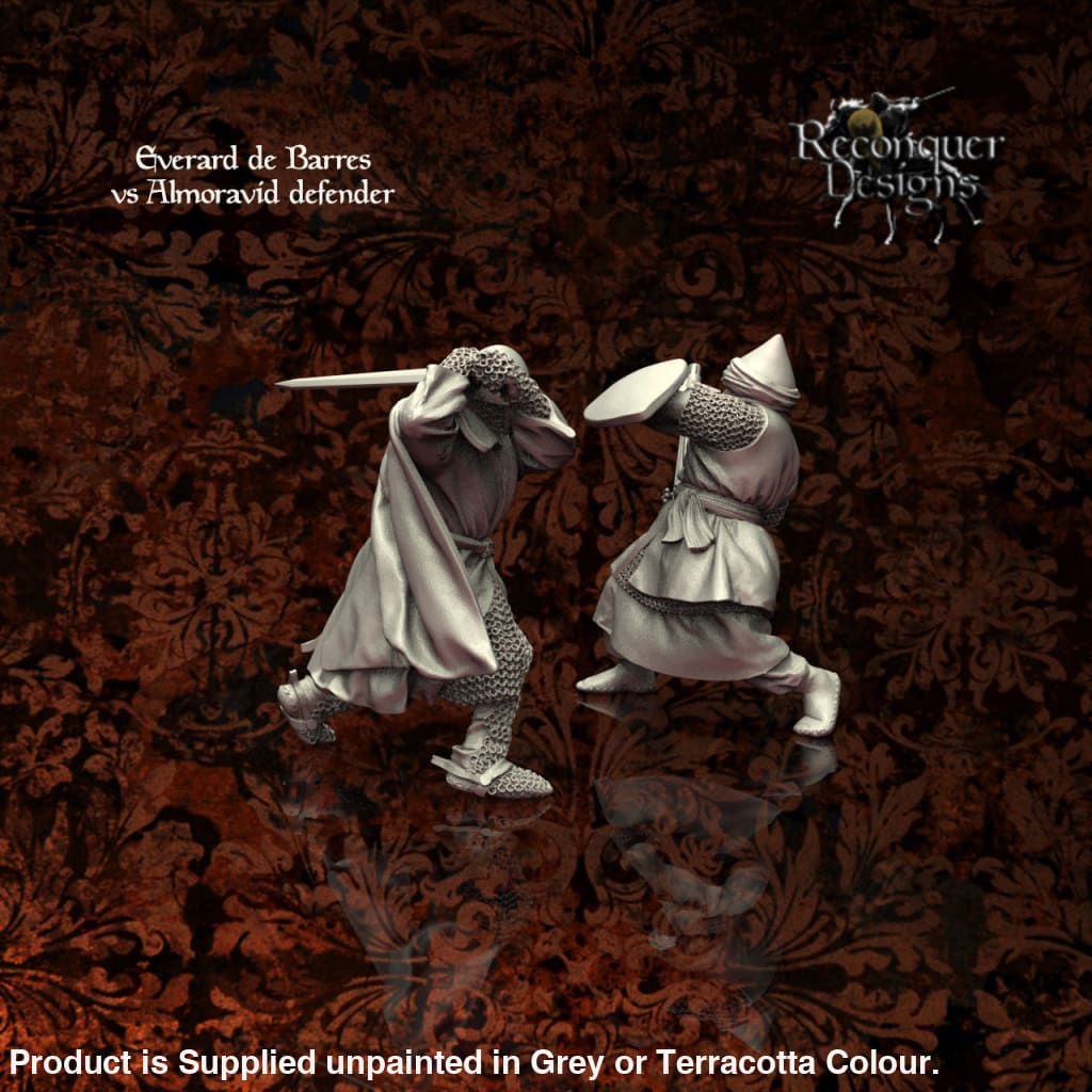 Everard De Barres And Almoravid Defender Medieval