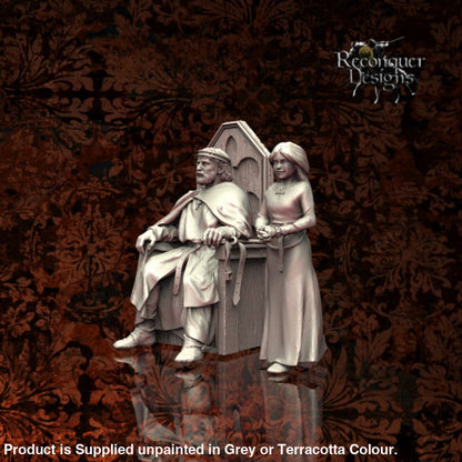 King And His Young Princess Medieval