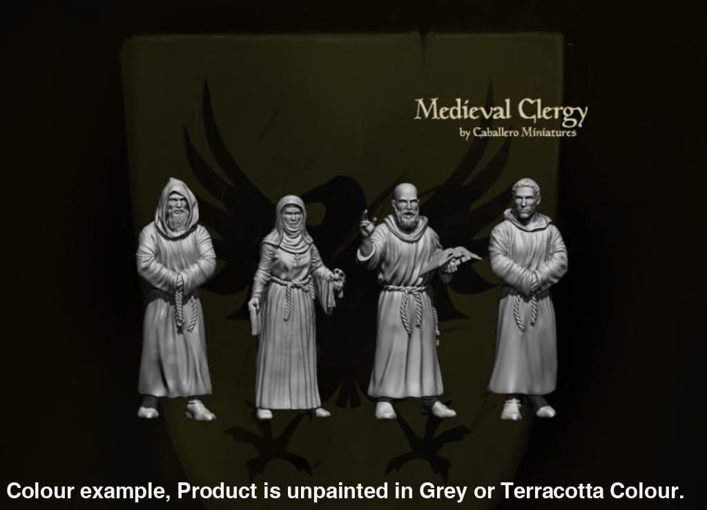 Medieval Clergy - Priest Monk