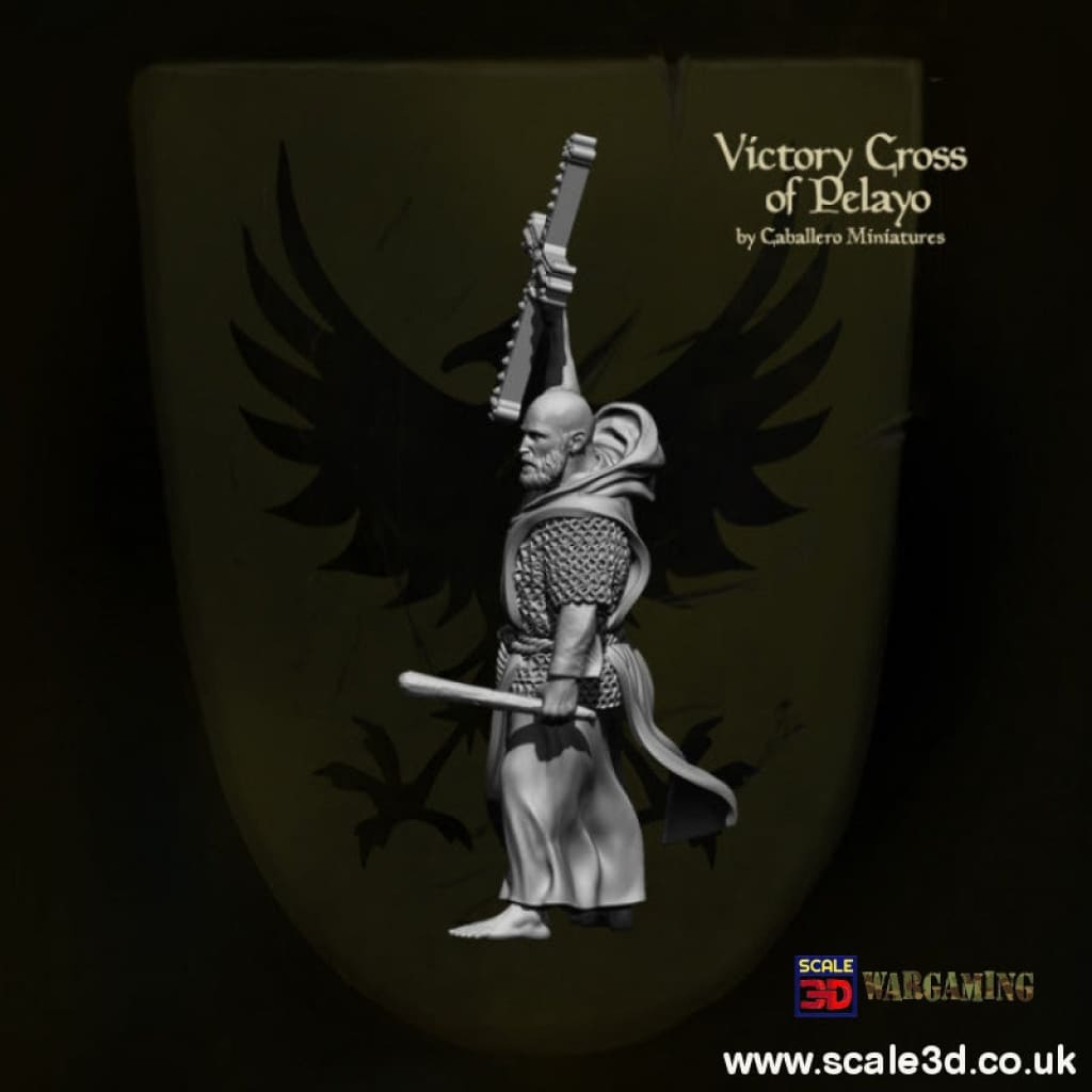 Medieval Priest - Holding The Cross Of Pelayo