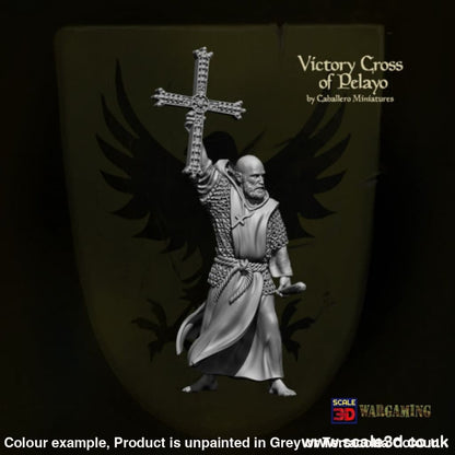 Medieval Priest - Holding The Cross Of Pelayo