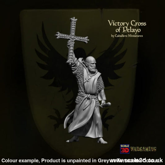 Medieval Priest - Holding The Cross Of Pelayo
