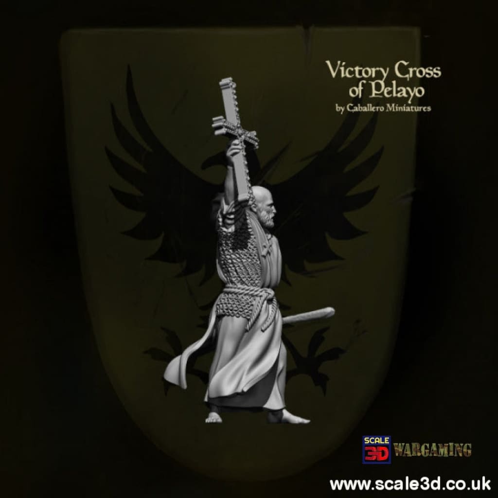 Medieval Priest - Holding The Cross Of Pelayo