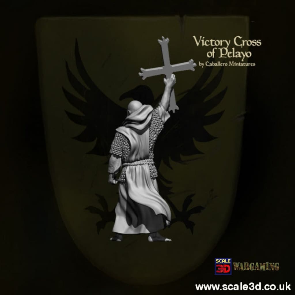 Medieval Priest - Holding The Cross Of Pelayo