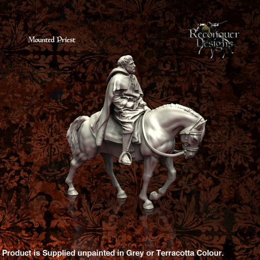 Mounted Priest Medieval