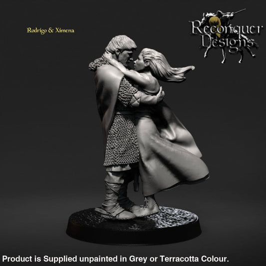 REM0084 Rodrigo Diaz de Vivar (El Cid) and wife Ximena Medieval