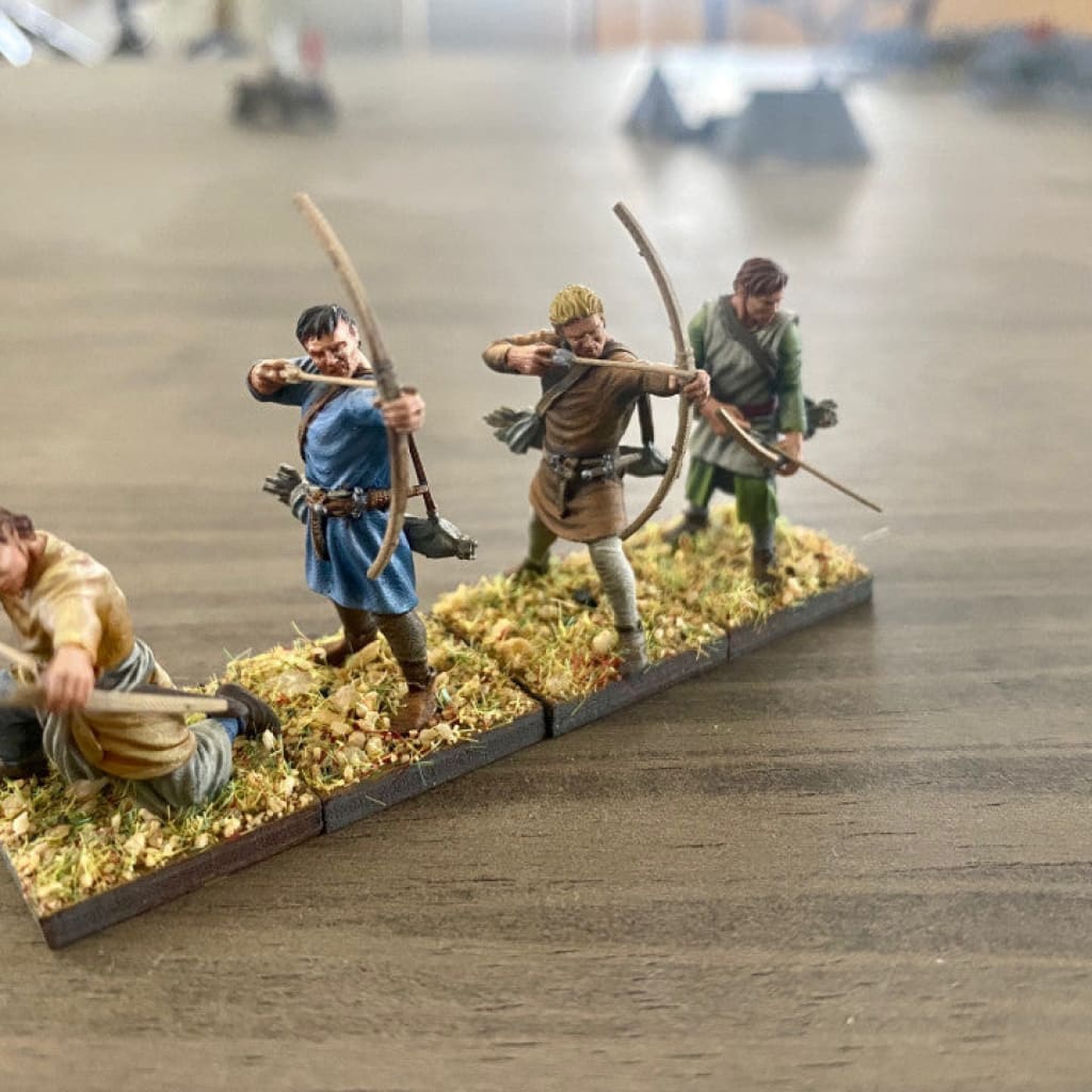 REM0095 Unarmoured Spanish Levy ’Set A’ 54mm 1:32 Medieval