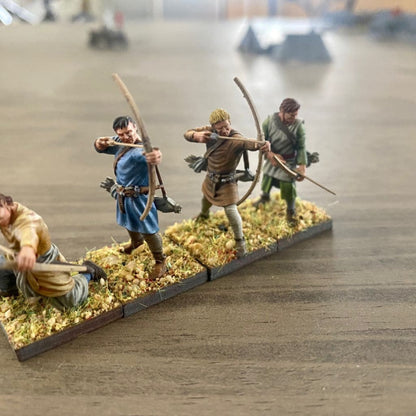 REM0095 Unarmoured Spanish Levy ’Set A’ 54mm 1:32 Medieval
