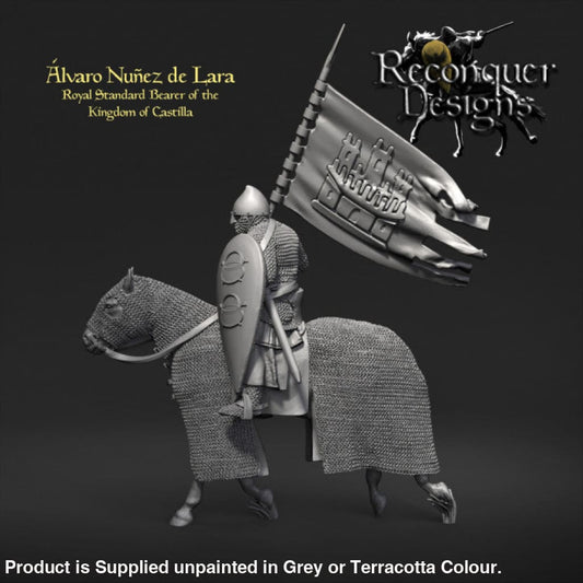 REM0101 Álvaro Nuñez de Lara Standard Bearer for Castilla Medieval