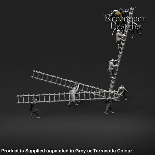 REM0105 Siege Ladder Carriers 28mm 1:56 Medieval