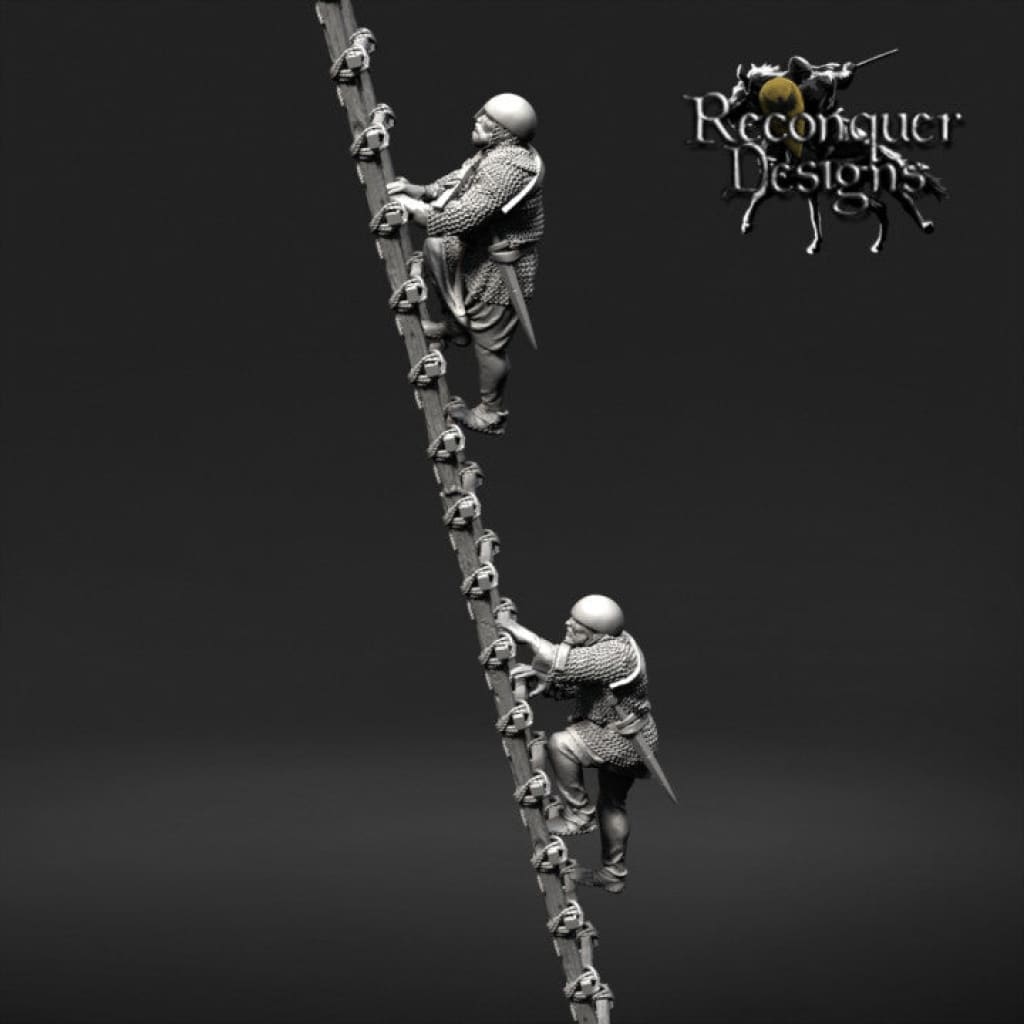 REM0105 Siege Ladder Carriers 28mm 1:56 Medieval