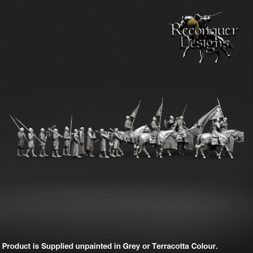 REM0109 King Alfonso IX of Leon and his retinue Medieval