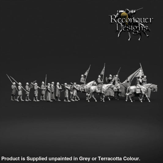 REM0109 King Alfonso IX of Leon and his retinue Medieval