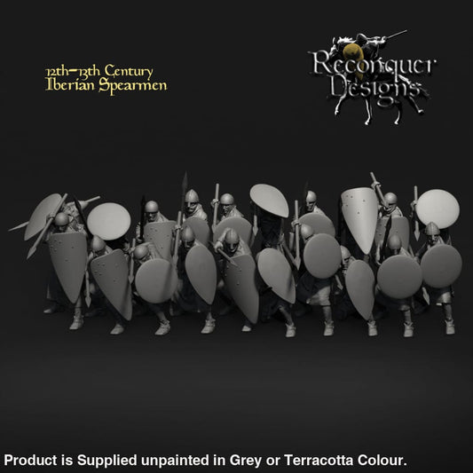 REM0111 12th - 13th century Iberian Spearmen Medieval