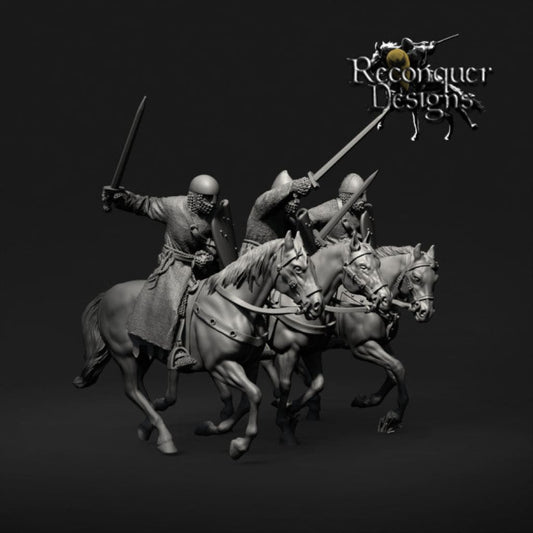 REM0117 12th century Military Order Knights Set C Medieval