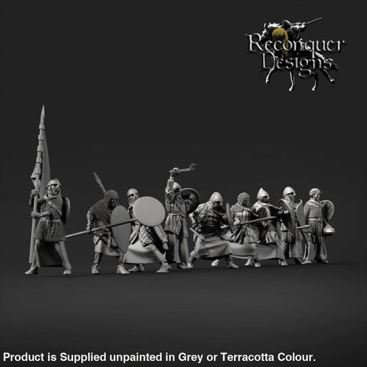 REM0120 Order of the Hatchet scene B Medieval Figure