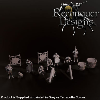 REM0122B Medieval Tanners Set 2 Medieval