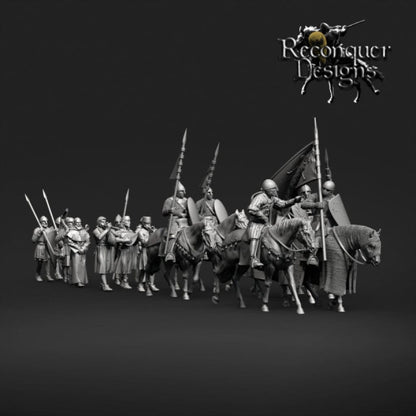 REM0130 King Alfonso of IX of Leon and his retinue Medieval