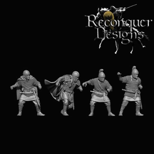 REM0138 Visigoths Asturians dismounted Set 1 Medieval